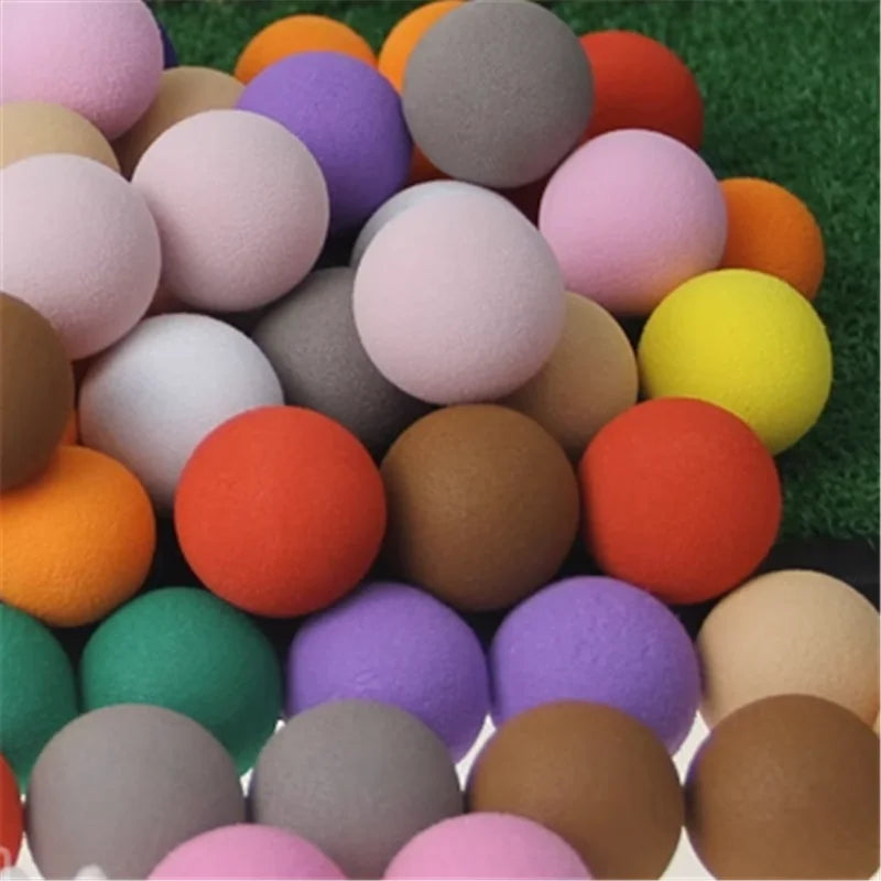 50pcs Colorful EVA Foam Balls - Soft Practice Spheres for Crafts & Play