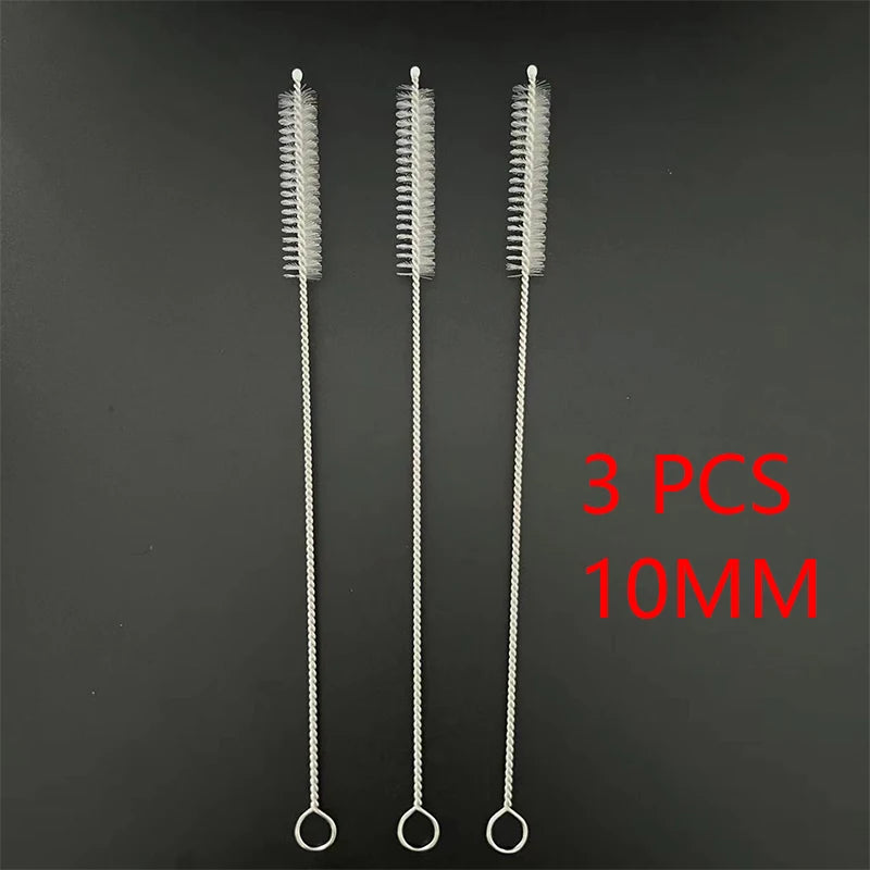 Multifunctional Nylon Stainless Steel Bottle Cleaning Brushes - Reusable Drinking Straw & Cup Cleaning Tools