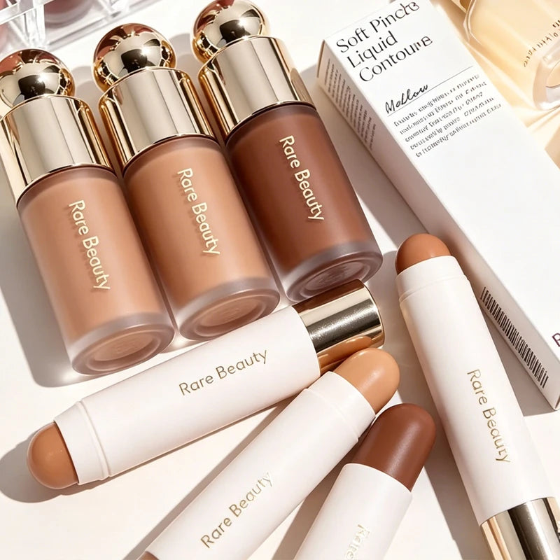 Liquid Face Contour and Highlighter Palette - Waterproof, Natural Finish