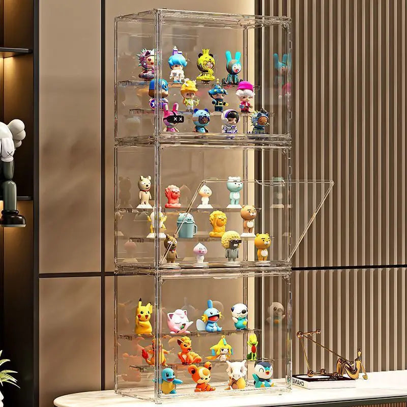 Large Capacity Acrylic Display Rack for Collectibles & Blind Boxes