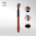 Professional Makeup Brush 219 Soft Goat & Squirrel Hair Blush Contour Brush Rosewood Handle