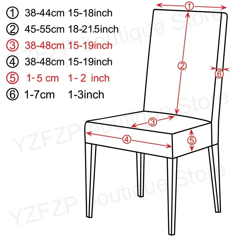 Waterproof Universal Chair Cover for Wedding, Dining & Home Chairs