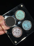 4-Color Chameleon Eye Shadow Palette with Shimmer Finish for Vibrant Looks