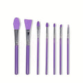 Silicone Brush Applicator Kit for Resin, Mask, and Makeup - 7 Pieces