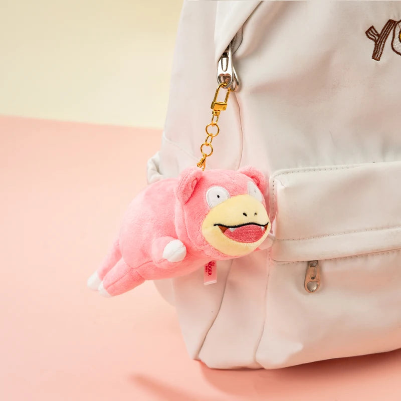 Kawaii Slowpoke Plush Keychain & Bag Charm for Kids Anime Fans - Multiple Colors