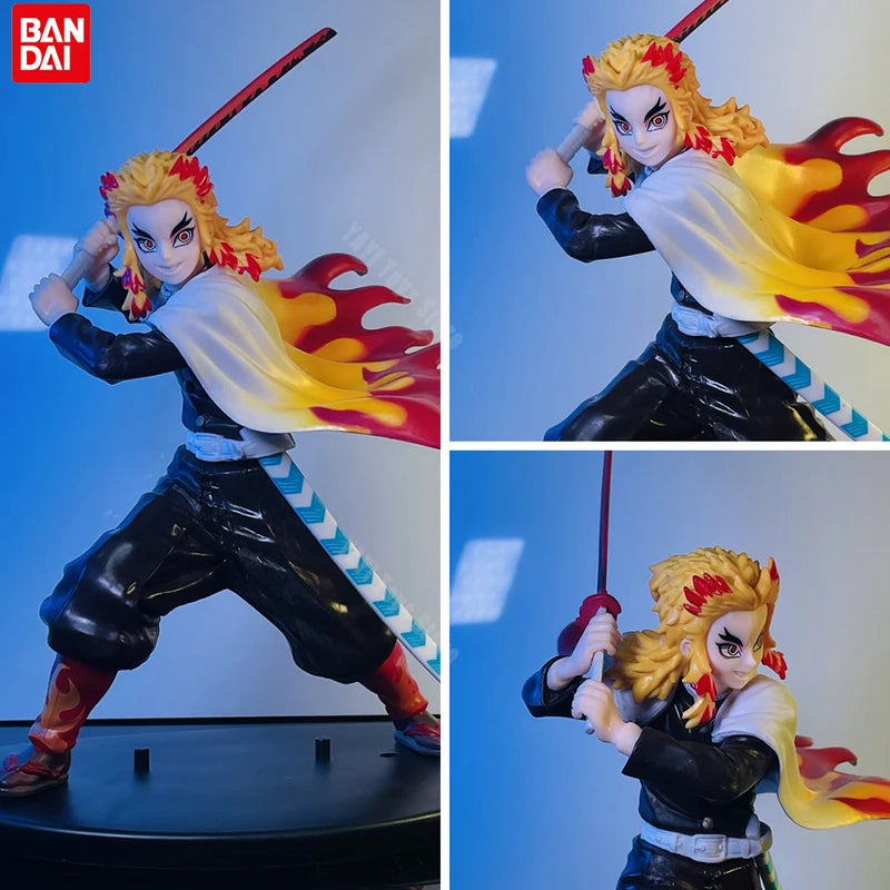 Anime Action Figures Collection - Demon Slayer Tanjirou Zenitsu Kyoujurou PVC Toy Set for Kids & Gifts