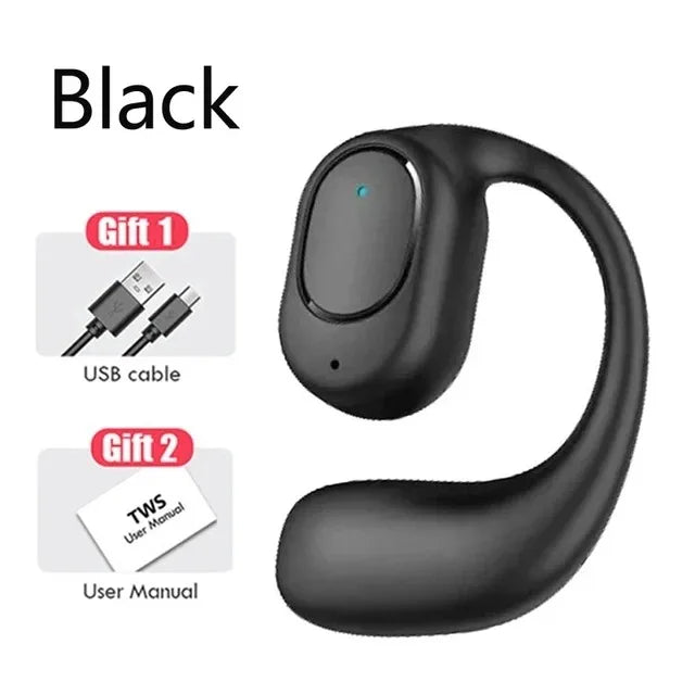 Bone Conduction Bluetooth Headset Open Ear Wireless Headphones with Microphone