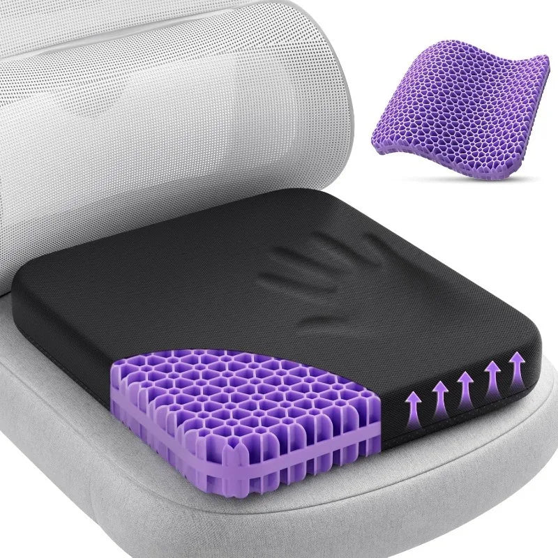 Breathable Gel Seat Cushion for Office Chair Long Sitting Comfort Thickened