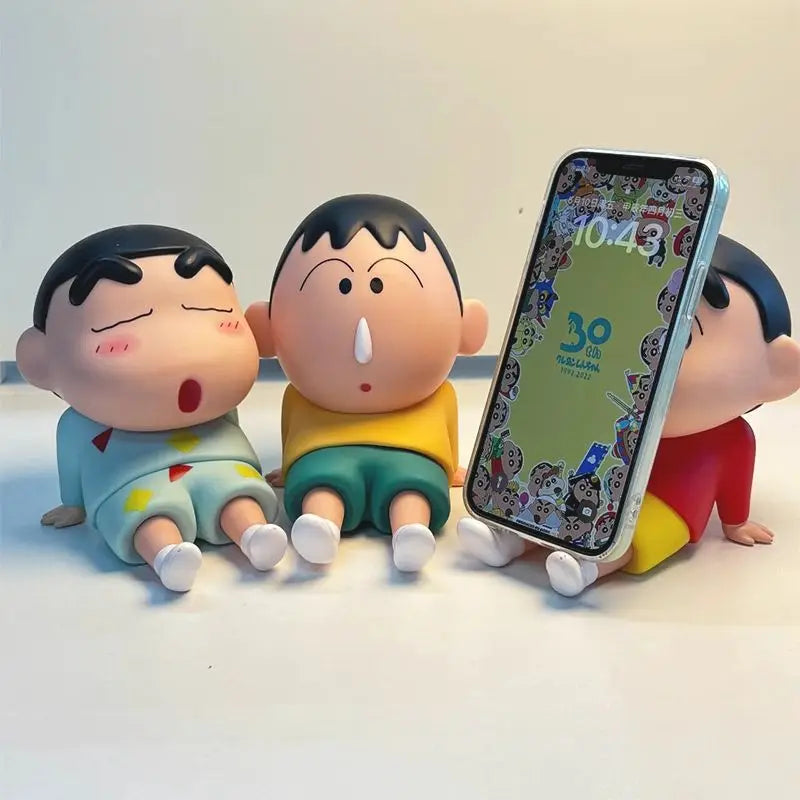 Cute Lazy Person Figure Mobile Phone Stand - Desktop Display Toy for Kids & Collectors