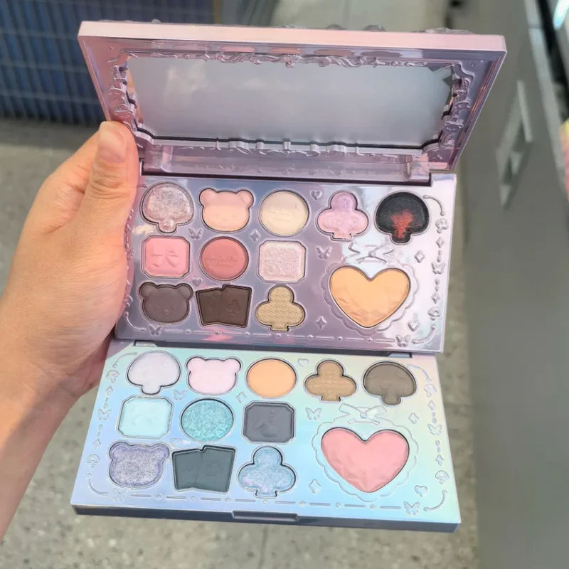 Neutral Eyeshadow Palette with 12 High-Pigment, Long-Wear Shades