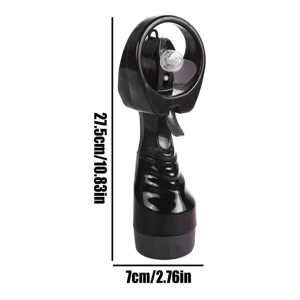 Portable Mist Fan with 300ml Water Tank Handheld Cooling Fan for Travel & Outdoors