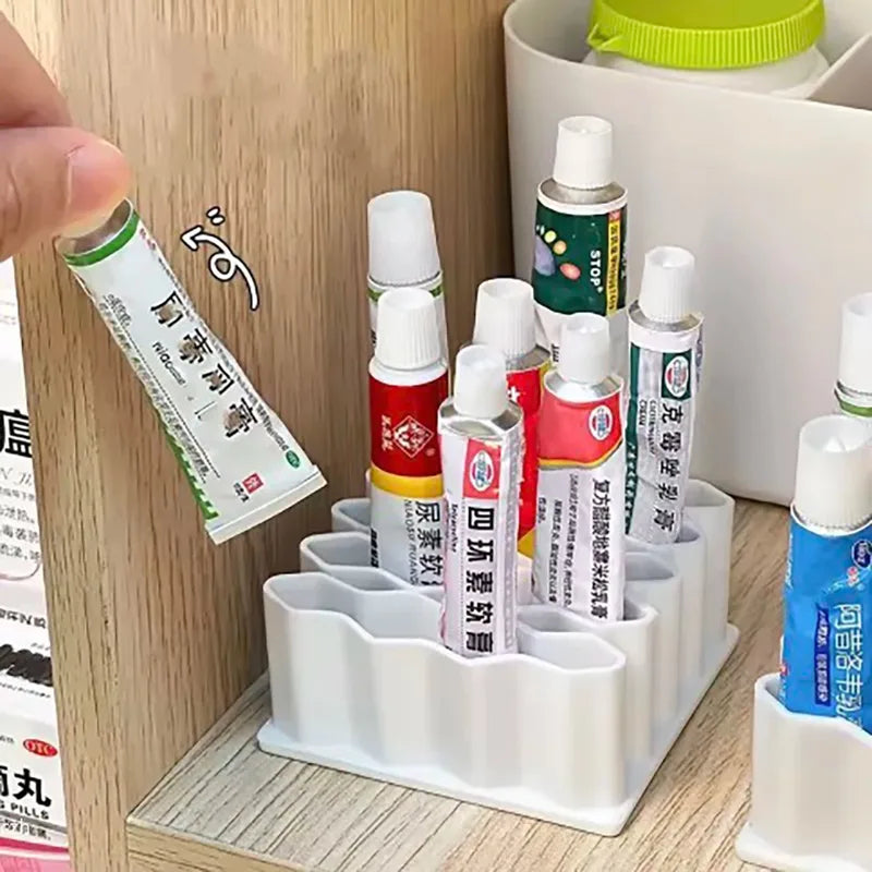 Desktop Ointment Holder Cosmetic Storage Rack Pen Organizer Compact