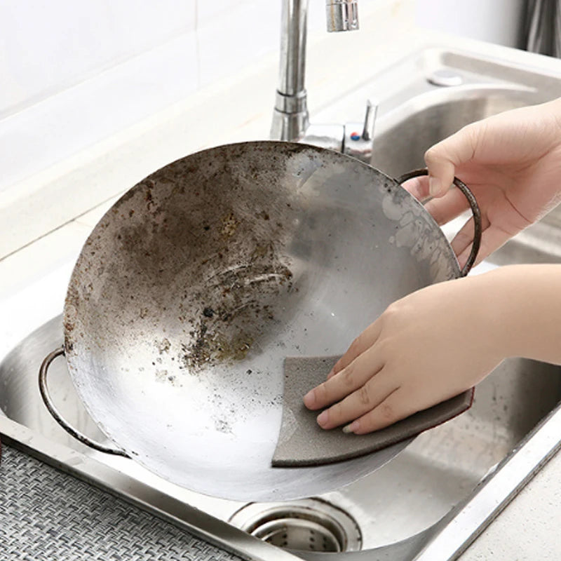 Melamine Sponge Carborundum Kitchen Cleaning Eraser for Pots and Pans