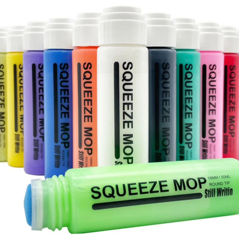 Oil-Based Paint Pen with Refillable Ink - Round Head Signature Marker 18mm