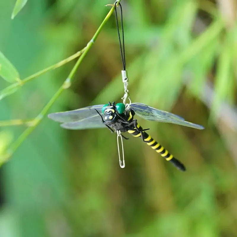 12cm Realistic Dragonfly Garden Insect Repellent Model Hanging Ornament