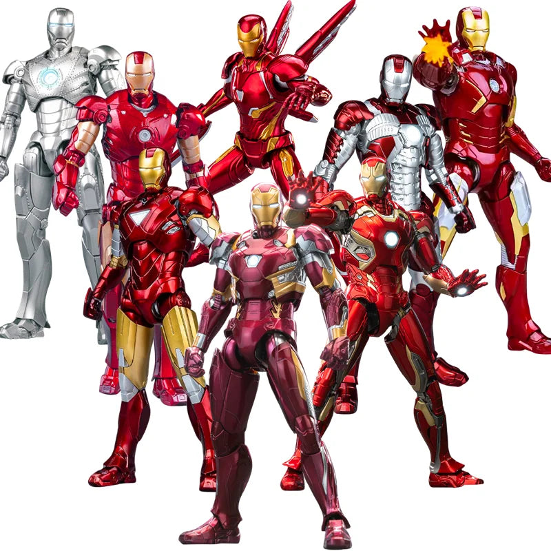 1/12 Scale Action Figure Building Block Toy - Iron Man Tony Stark Legend Collection