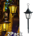 Solar-Powered Hexagonal Hanging Garden Lantern for Outdoors - 1 or 2 Pack