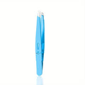 Stainless Steel Eyebrow Tweezers Slant & Precision Tips for Hair Removal