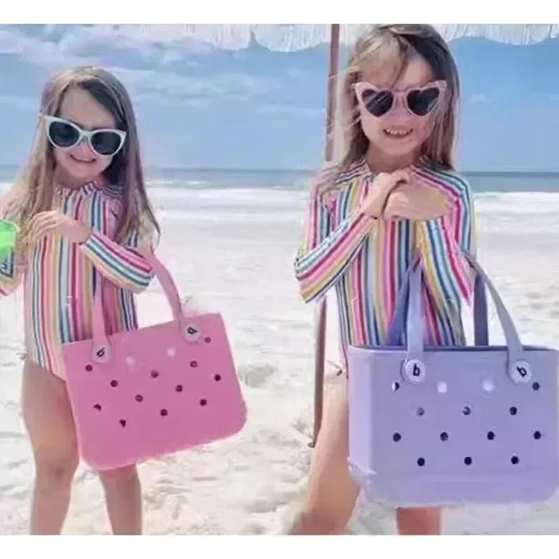 Children's Beach Storage Bag Handbag Outdoor Basket Pet Bag EVA Material