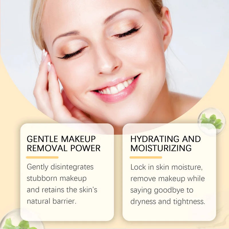 Gentle Facial Cleansing Oil with Vitamin E - Makeup Remover & Pore Care, 100ml