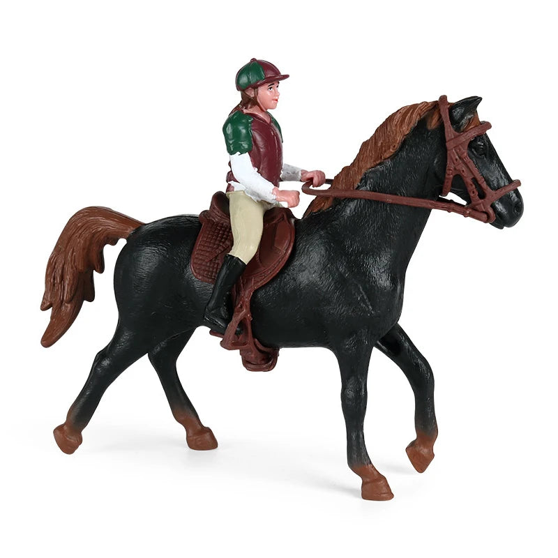 Kids Horse Animal Model Set - Simulation Toy Figures for Play & Collection