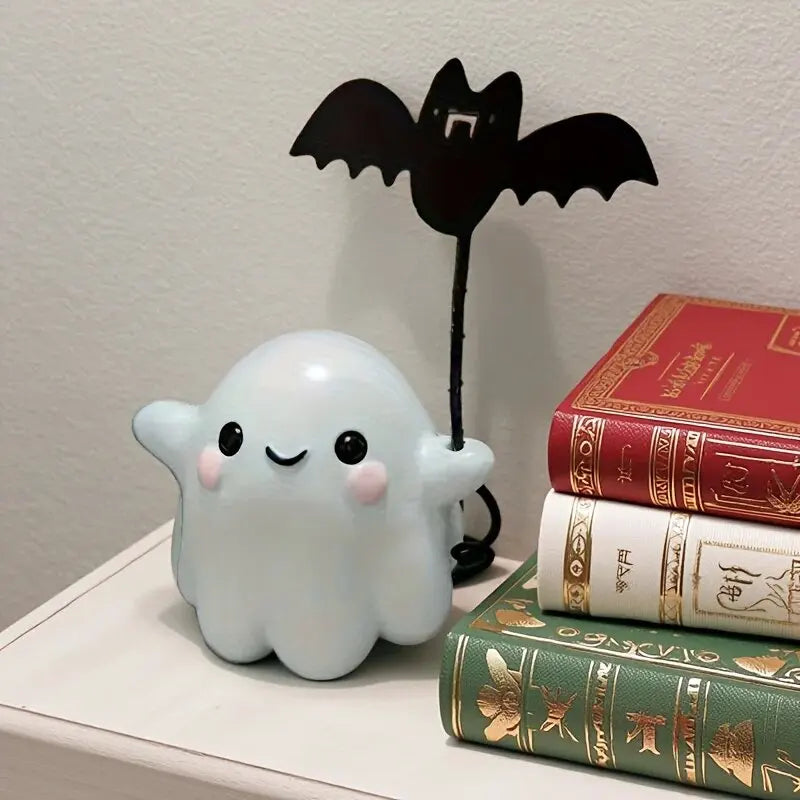 Halloween Ghost Bat Ornaments - Cute Desktop Party Decorations & Gifts