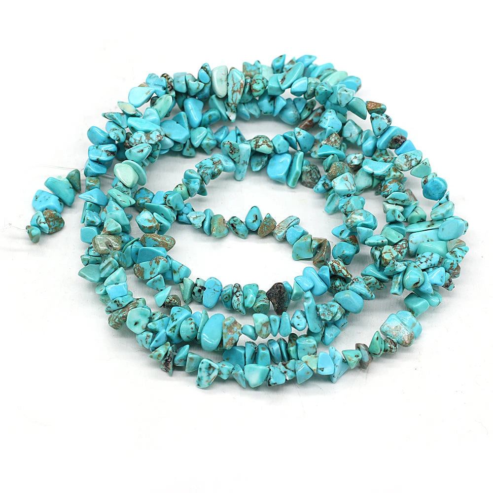Natural Stone Beads for Jewelry Making 5-8mm - Aquamarine, Jade, Onyx, Various Colors