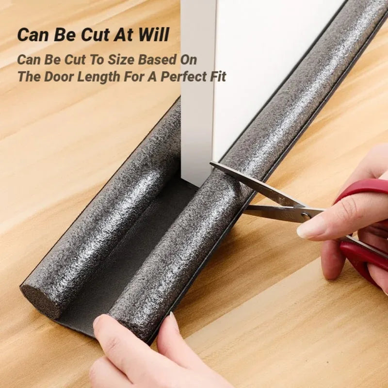 Flexible Door Bottom Sealing Strip Weatherstripping Noise Insulation for Home and Office