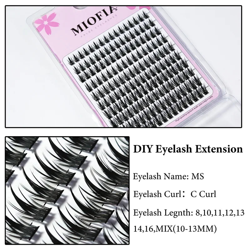 3D Mink Eyelash Clusters - Natural False Lash Extensions, Wholesale