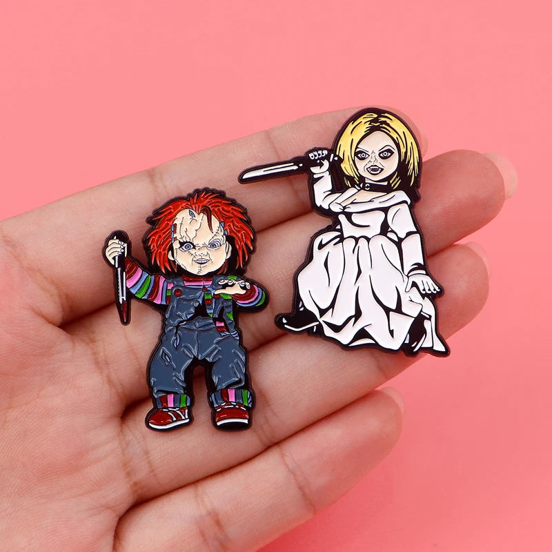 Halloween Horror Enamel Lapel Pins for Backpack, Brooch, Badge, Jewelry Gift