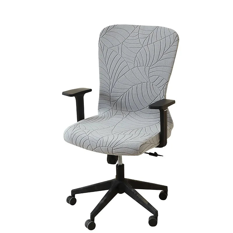 Stretch Office Chair Cover Anti-Dirt Jacquard Armchair Protector for Study Room & Hotel
