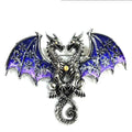 Double Head Dragon Brooch Jewelry for Women Men Wedding Party Accessories
