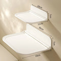 Foldable Wall-Mounted Shelf Organizer Space Saver with Phone & Router Tray