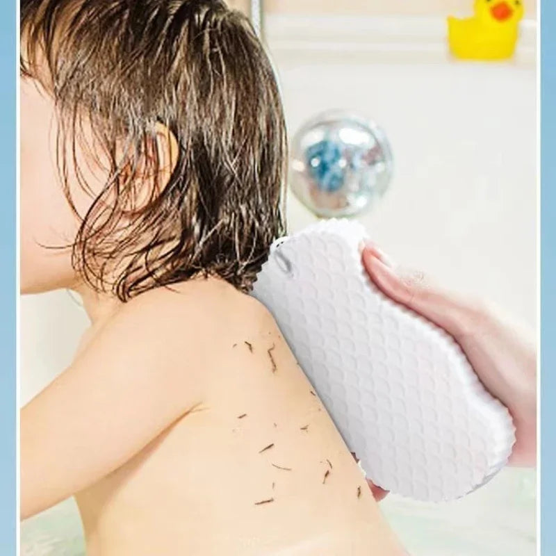 3D Body Exfoliating Bath Sponge Brush - Painless Shower Scrubber