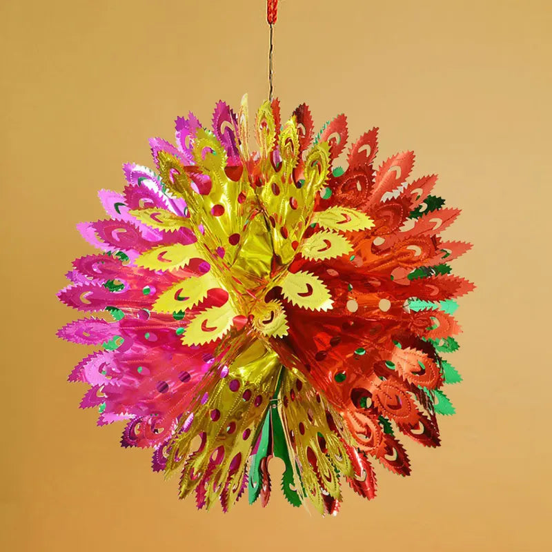 Christmas Foil Garlands Hanging Decoration Festive Ceiling & Wall Decor