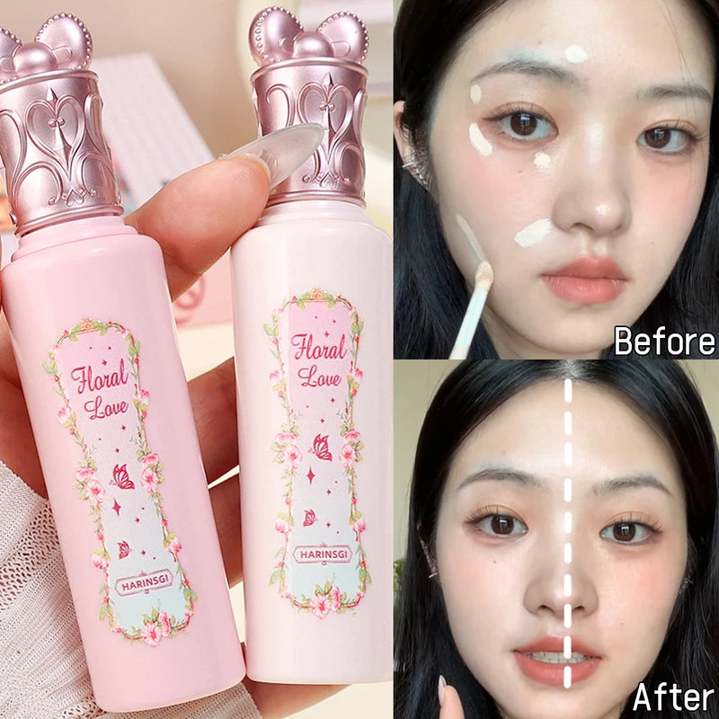 Moisturizing Waterproof Liquid Concealer Stick for Face & Acne Cover - Brightening & Long-Lasting
