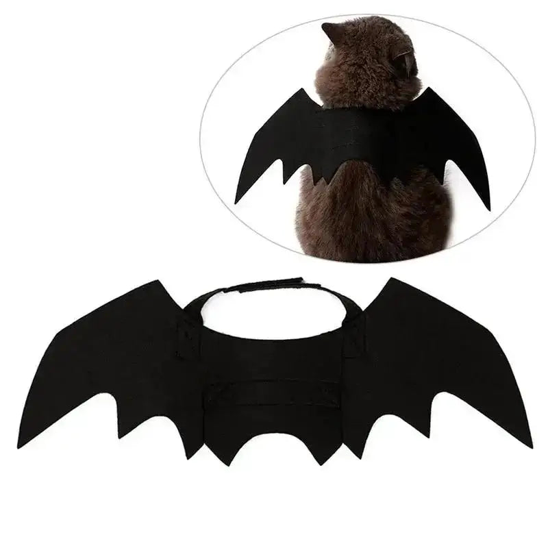 Pet Cat Dog Bat Wings Costume Role Play Accessory Halloween Cosplay