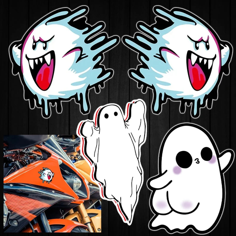 Halloween Ghost Reflective Stickers for Car Motorcycle Scooter Decoration