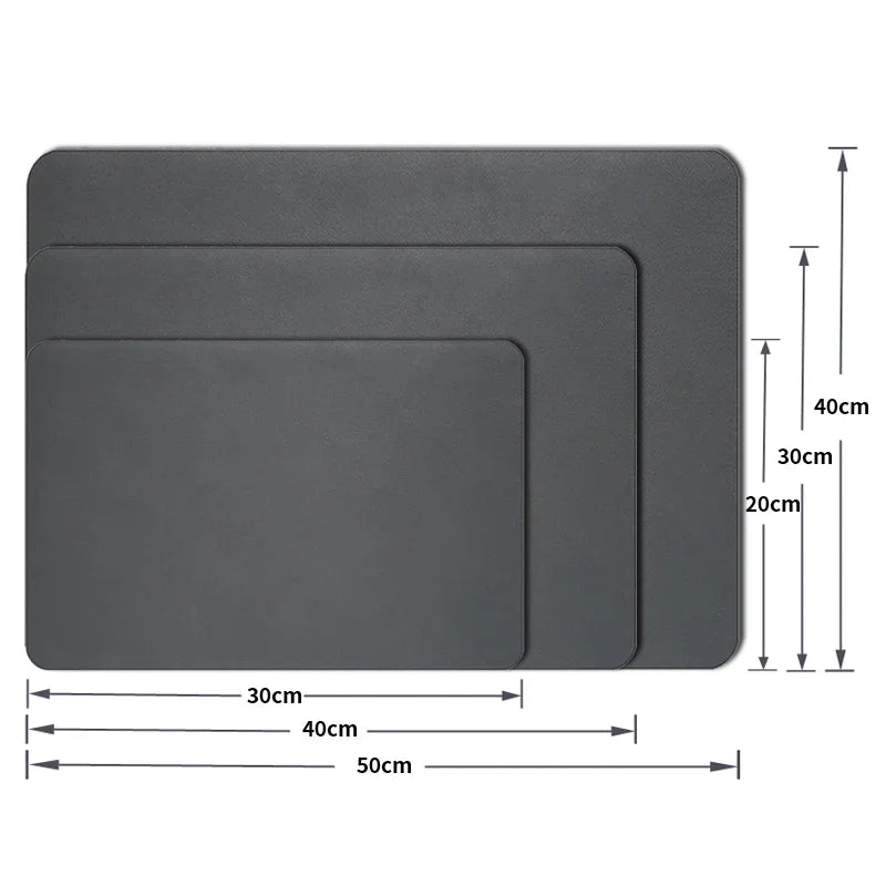 Large Absorbent Kitchen Drain Mat Non-Slip Draining & Drying Pad