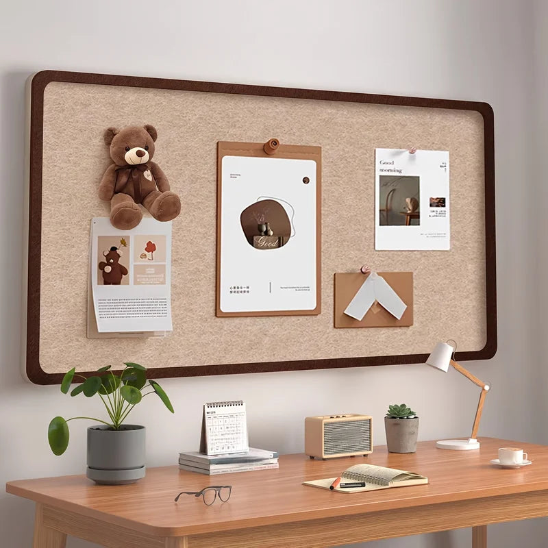 Felt Wall Panel Stickers - Decorative Felt Cork Boards for DIY Wall Decor