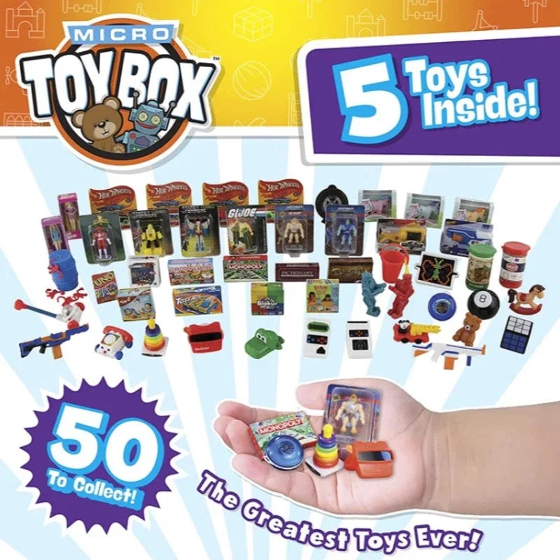 Miniature Toy Supermarket Set - Smallest Alloy Collectible Toy, No Box