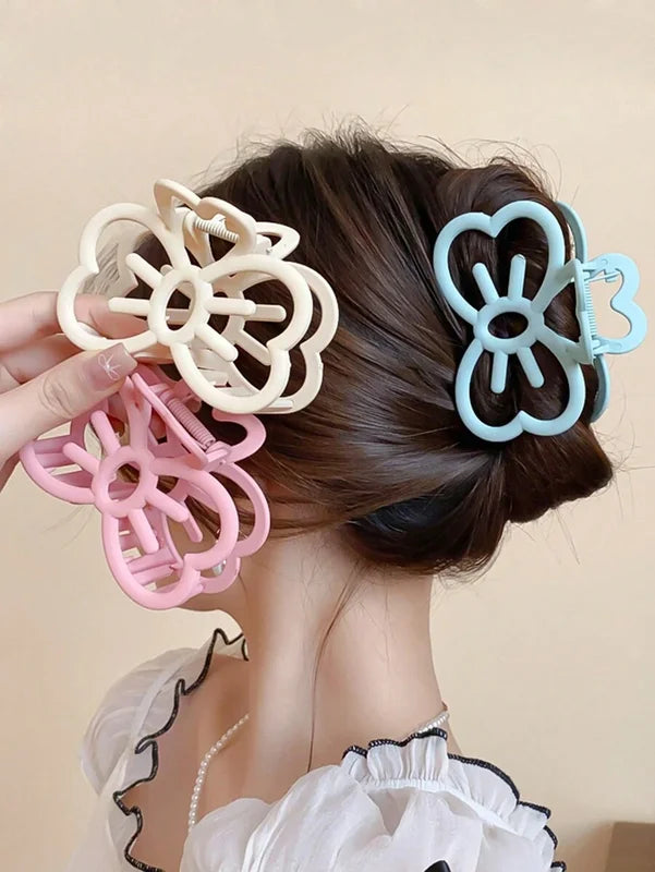 Candy Color Cat Bow Hair Claw Clip for Girls & Women - Stylish Hair Accessories