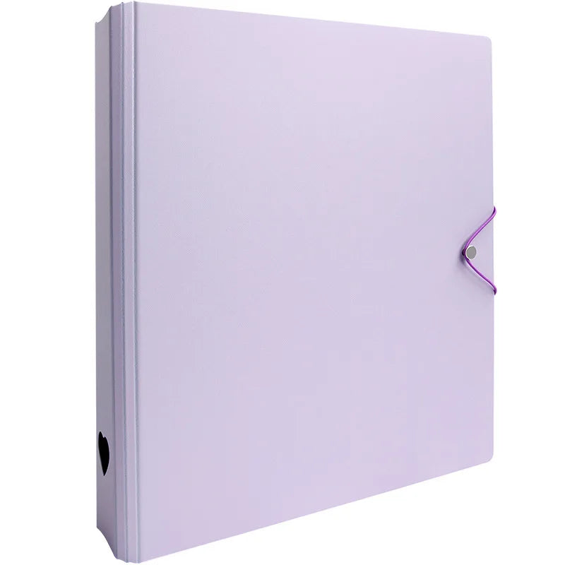 Large Capacity Photo Album with Nine-Grid Pages - A4 Photo Storage Binder