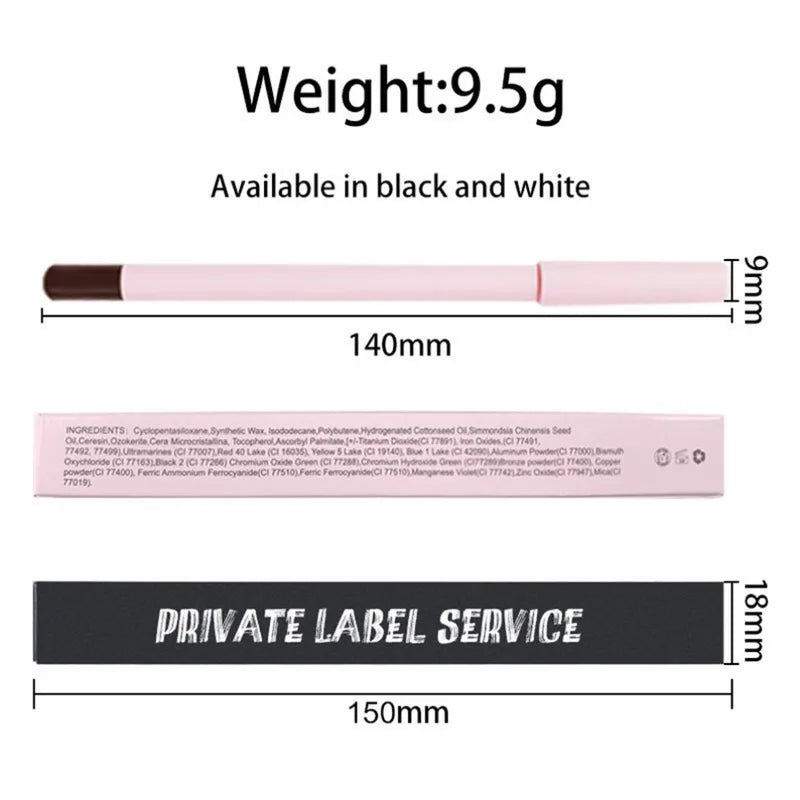 Waterproof Lip Liner Pencil - Long Lasting, Vegan, Multi-Color Options