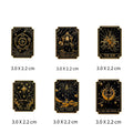 Tarot Constellation Metal Brooch Decorative Badge for Backpack & Clothing