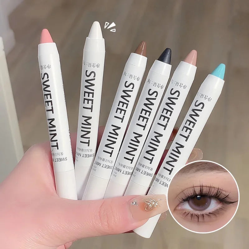 Multicolor Glitter Eyeliner Stick with Brightening & Highlighting Function - 13 Shades