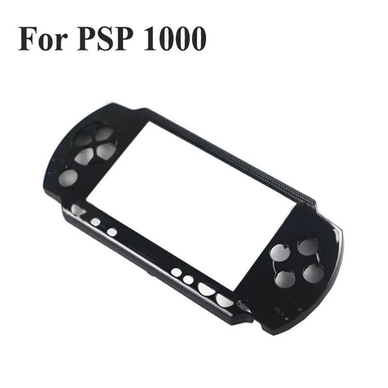 PSP 1000 Front Faceplate Shell Cover Replacement - Black