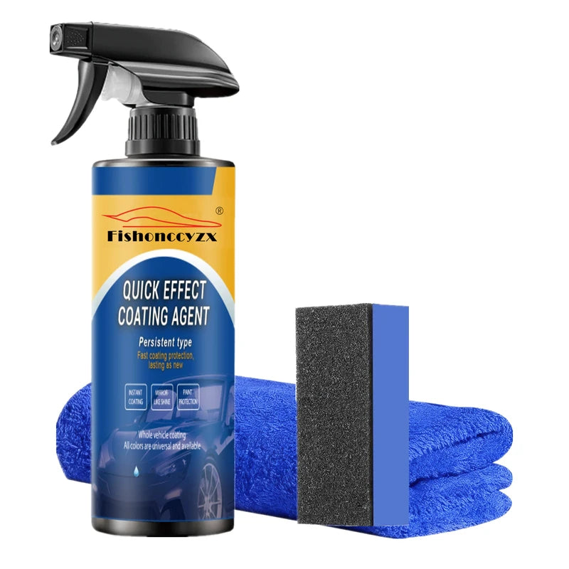 Car Coating Spray Waterless Wax & Scratch Remover - Quick Protective Polish