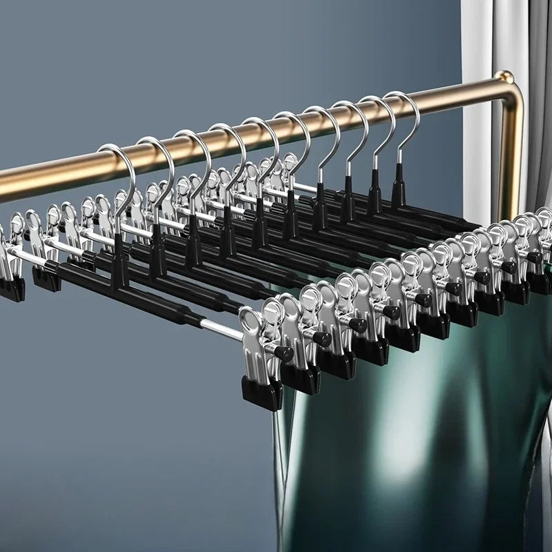 10pcs Anti Slip Plastic Drying Hangers for Clothes Home & Dorm Use