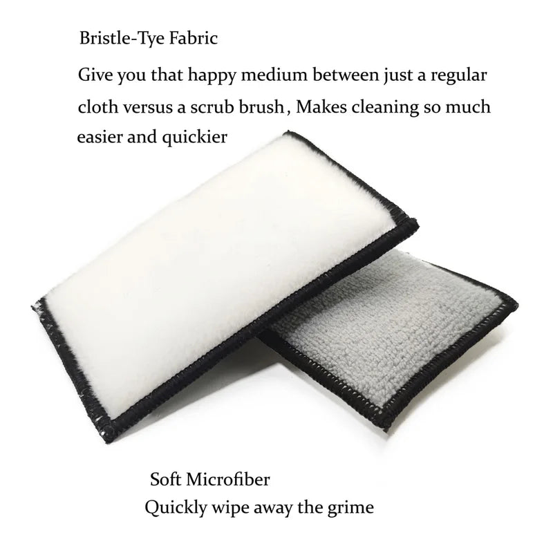 Microfiber Car Cleaning Sponge Double-Sided Soft Wash Cloth for Interior & Exterior Care